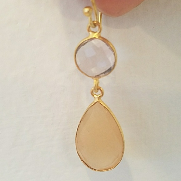 SALE**Stunning Semi Precious Stone Earrings - Picture 4 of 6